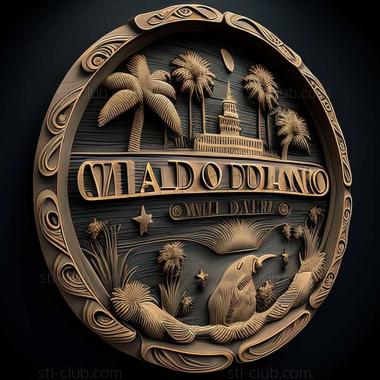 3D model Orlando Florida (STL)